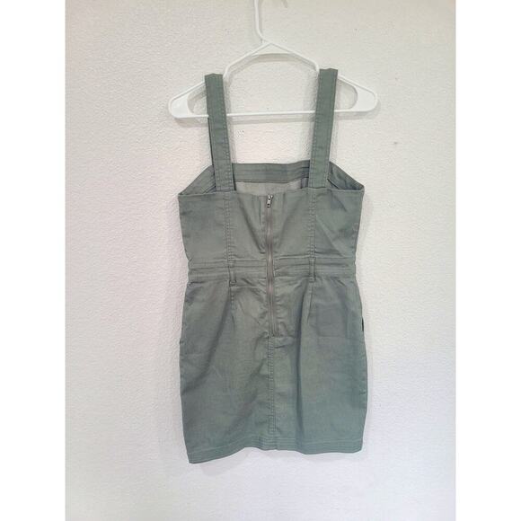 Forever‎ 21 Women's Green Dress Size Medium Sleeveless Midi #12 - Picture 2 of 4